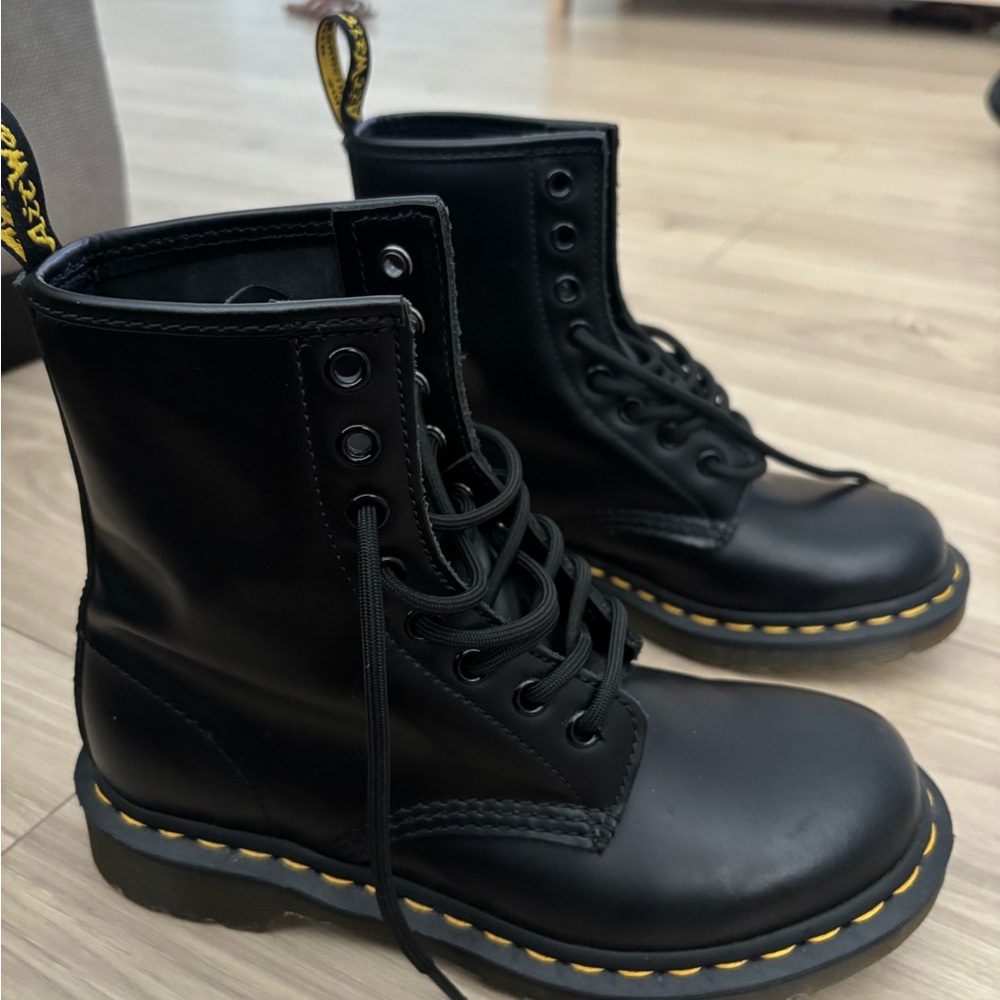 Dr. Martens Black Lace Up Boots